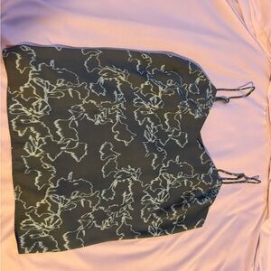 Nine West Green and White Patterned Top